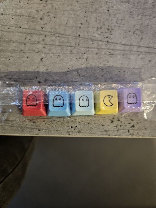 Pacman Pac-Man wymienne klawisze do klawiatury komputerowej 5 sztuk