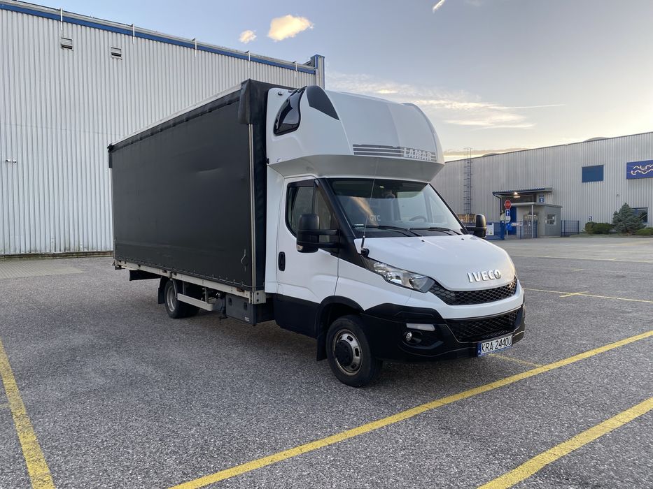 Iveco Daily 50C17H salon Polska DCM 3,5t,6m przesuwny dach,burto firan