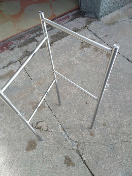 Suporte de toalhas _ WC _ Inox.