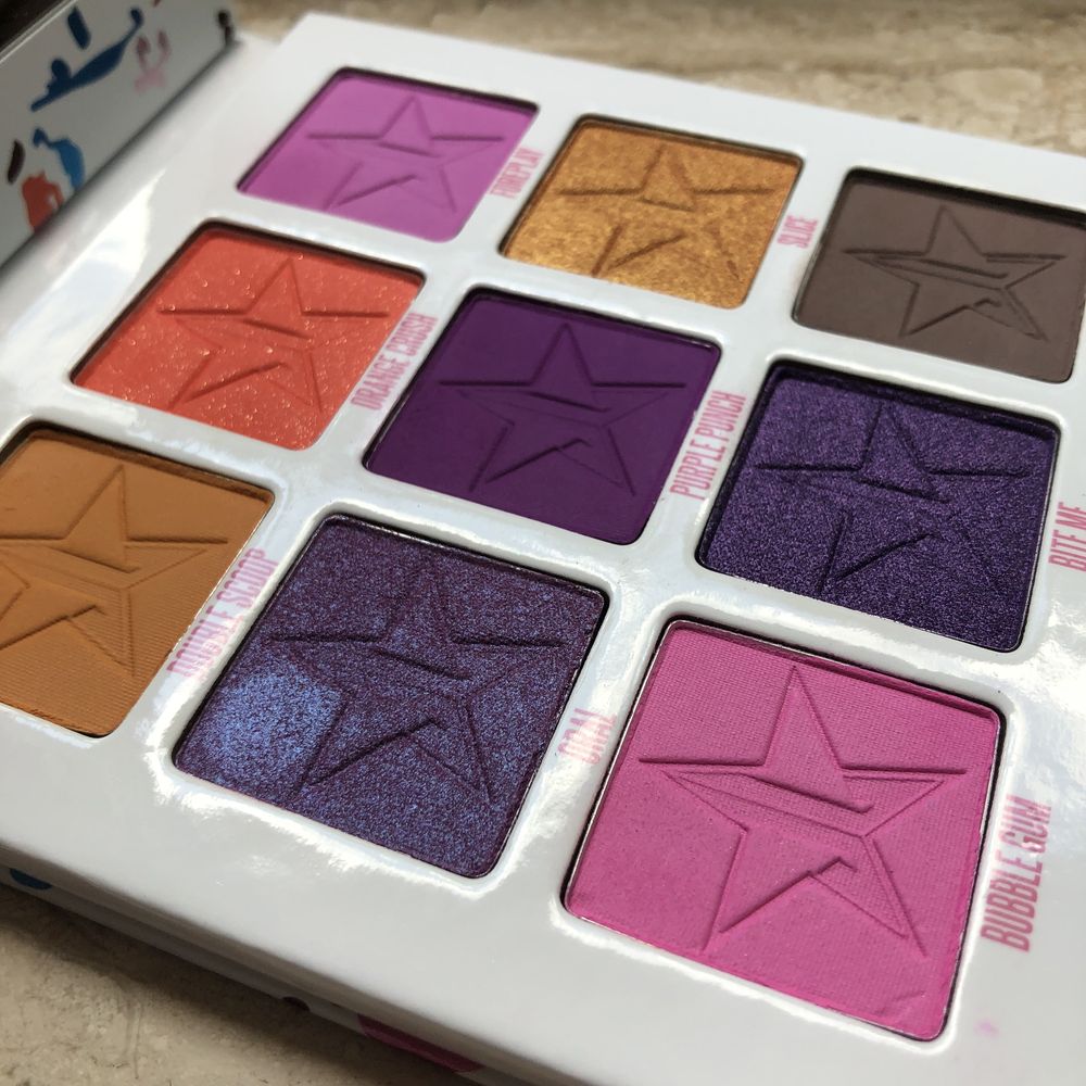 Mini jaw breaker jeffree star paleta cieni do oczu do powiek