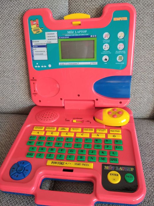 Mały laptop, zabawka edukacyjna +  Zabawka magnetyczna