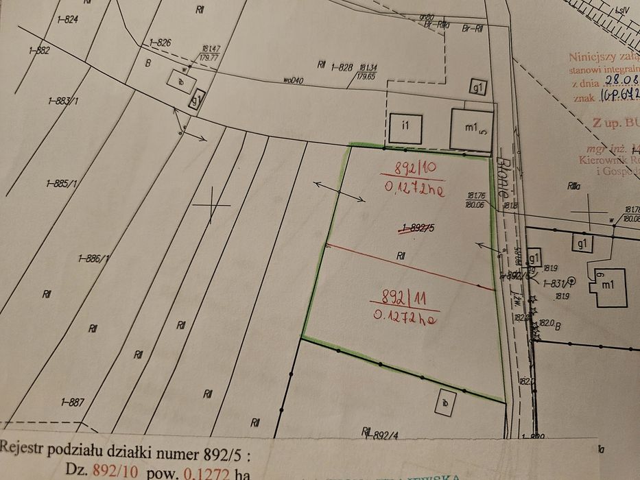 Działka budowlana 1272m2 Kunów w świetnej lokalizacji
