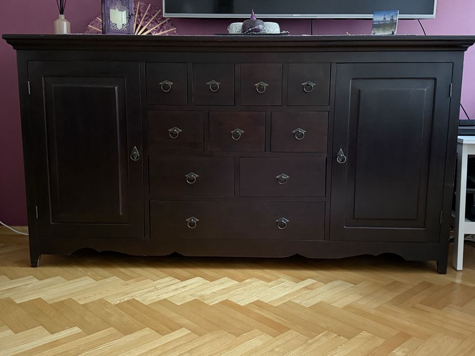 Komoda do salonu 10 szuflad i 2 drzwi