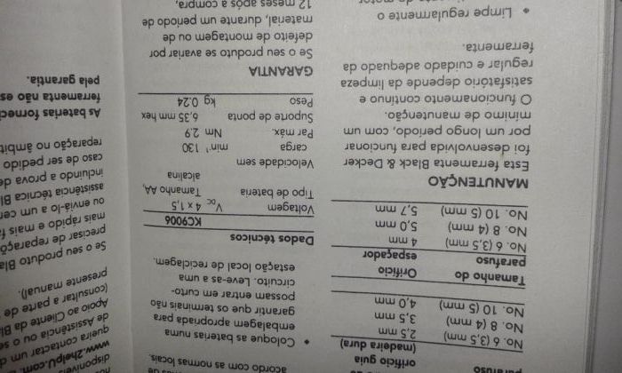 chave electrica a pilhas - Black&Decker