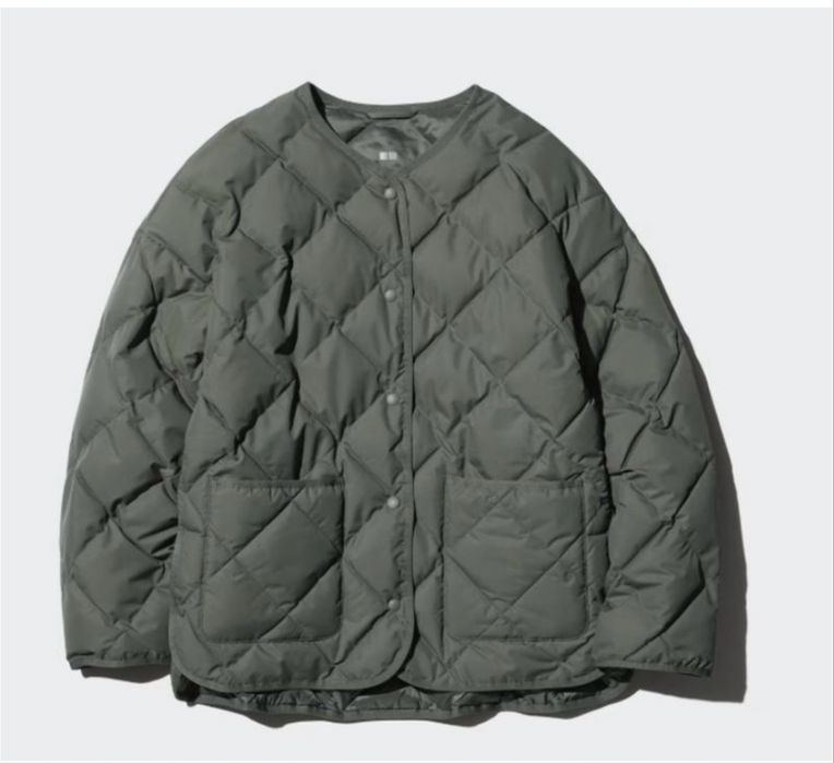 Стьобана куртка uniqlo, модель оверсайз, оригінал