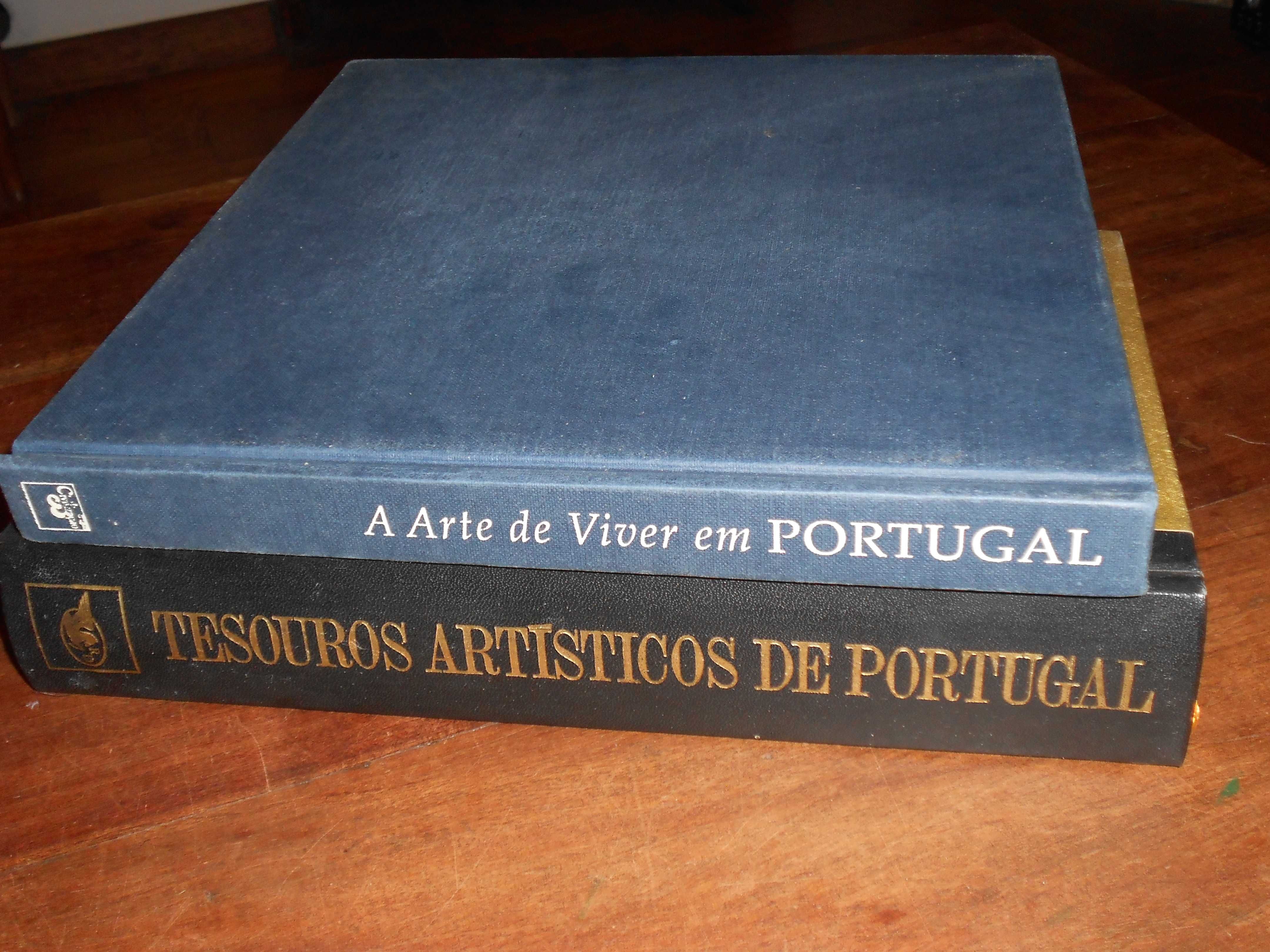 Livros Arte Viver em Portugal - Stoop e Tesouros Artisticos Portugal