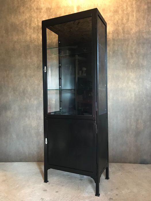 Szafka medyczna LOFT witryna Industrialna szafa lekarska