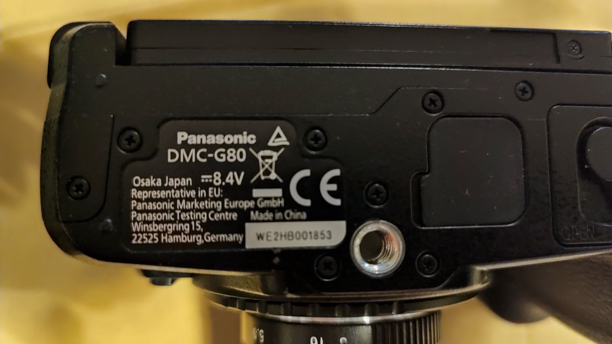 Aparat Panasonic Lumix G80 + obiektyw 12-60