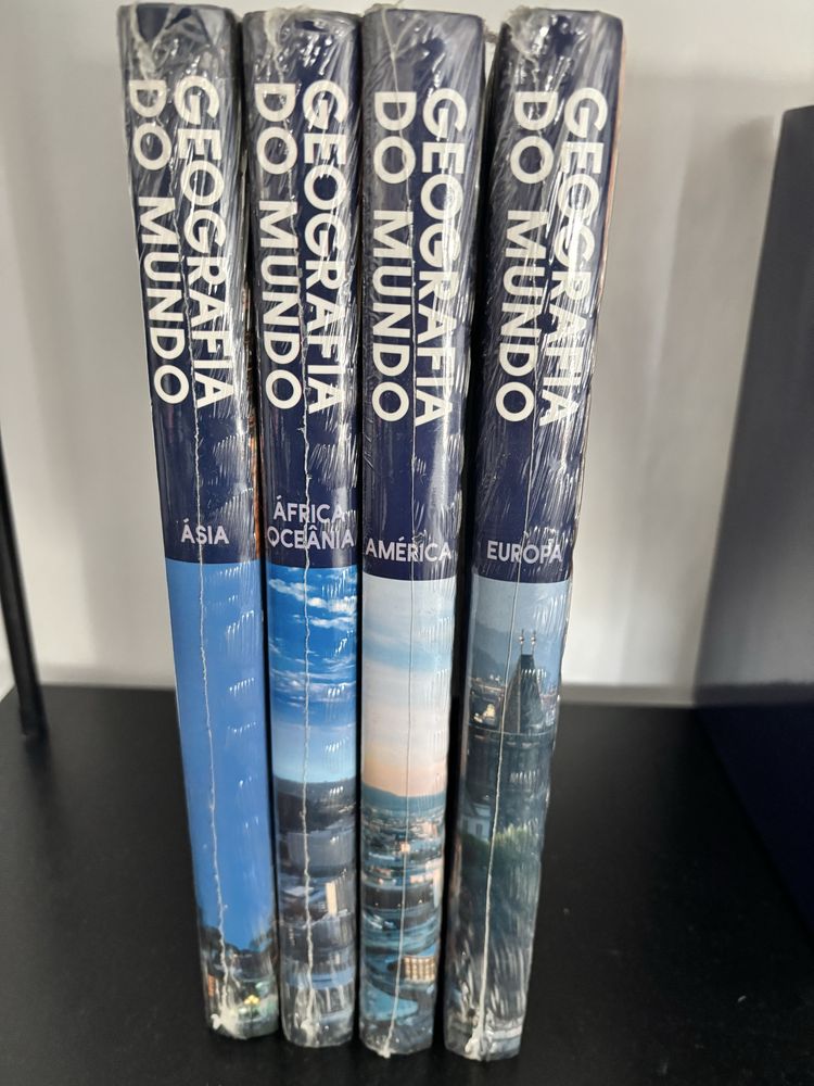 Geografia do Mundo 4 Volumes NOVOS + Geografia de Portugal