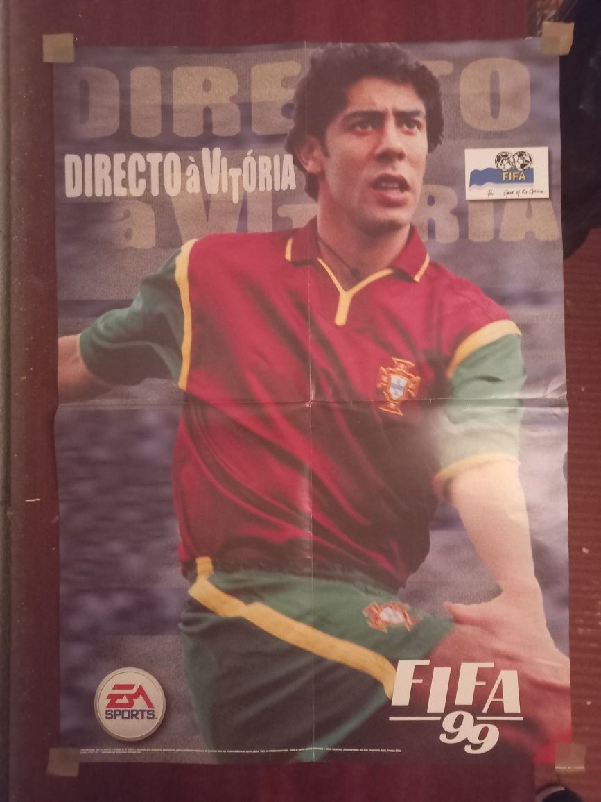 Poster Fifa 99 EA Sport anos 90