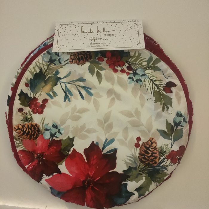 Świąteczne podkładki na stół, nowe