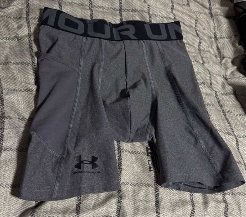 Термо шорти under armour для тренувань нові колекції termo shorts