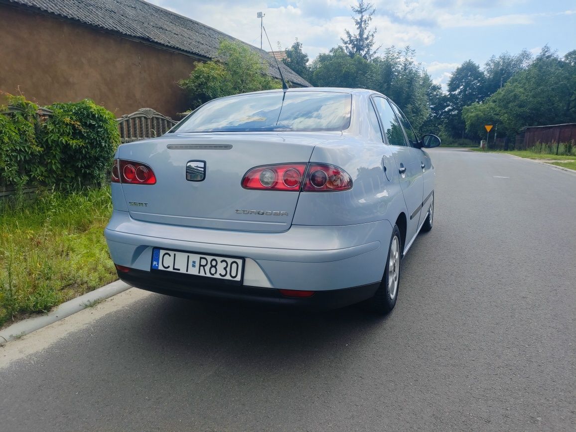 Seat Cordoba 1.4 75km + Gaz . Salon Polska. 22 lata w jednych rękach!