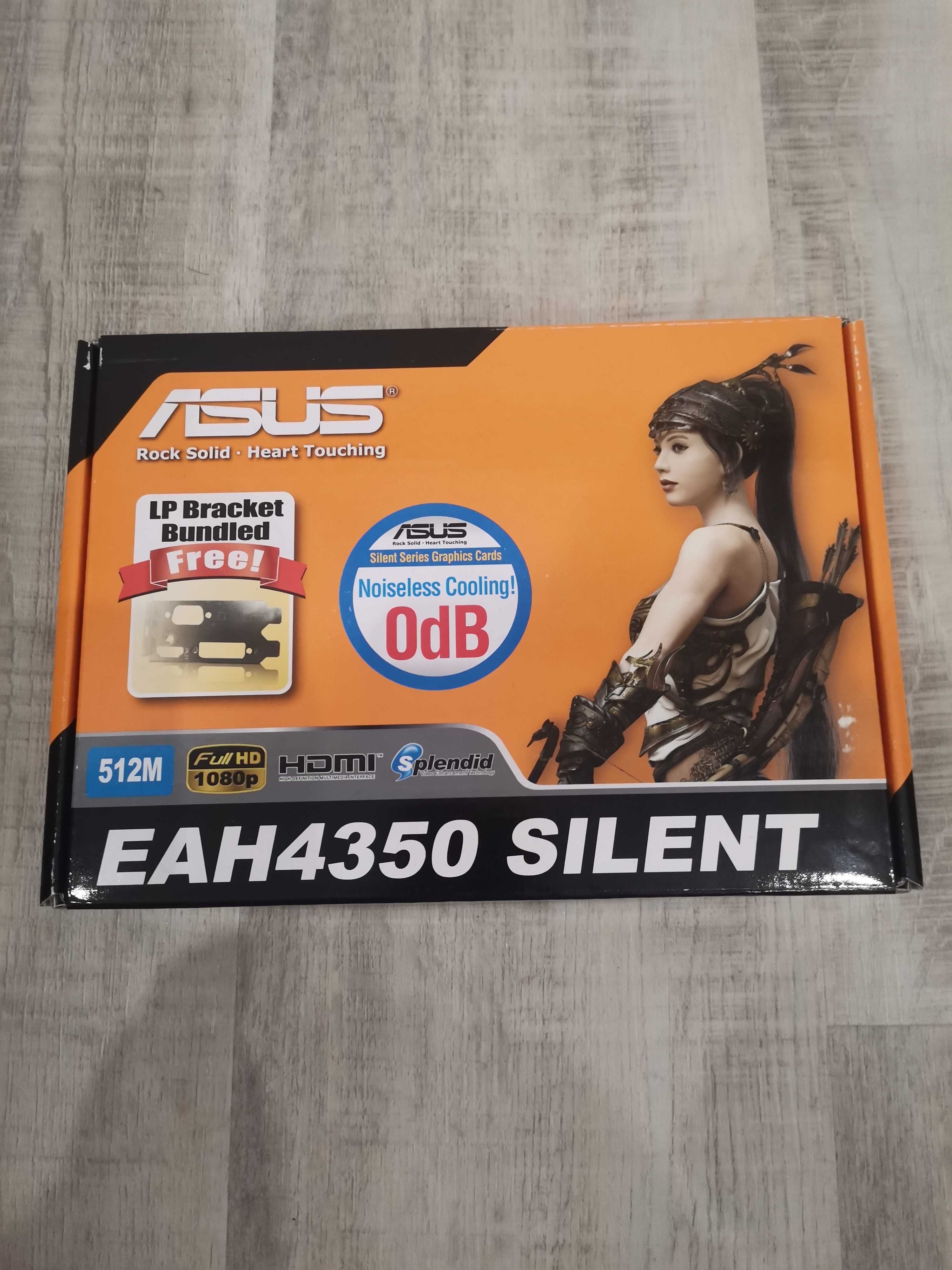 Placa Gráfica Asus AMD Radeon HD 4350 EAH4350 SILENT 512Mb PCI-e