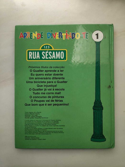 Livro Rua sésamo - É um segredo