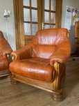 Komplet mebli skórzanych sofa fotele skóra