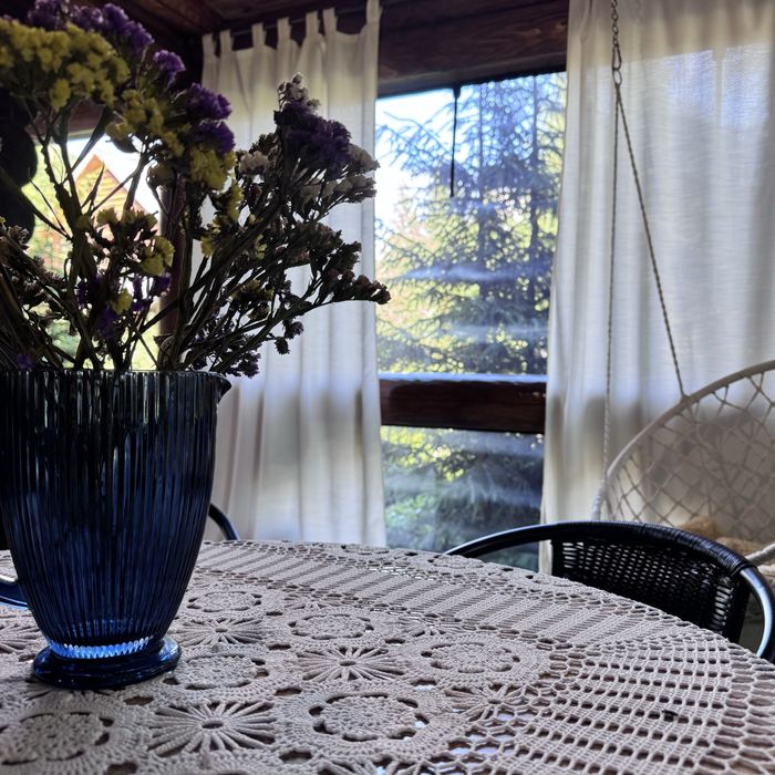 Затишний дерев'яний будиночок у тиші лісу на 4+2 осіб