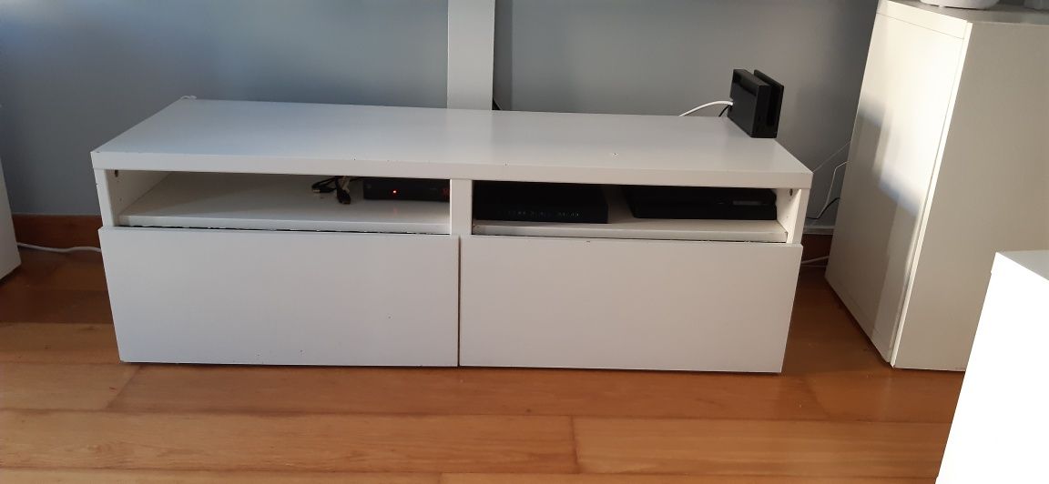 Movel sala branco ikea usado