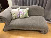 Sofá chaise longue cinzento NOVO (LOJA)