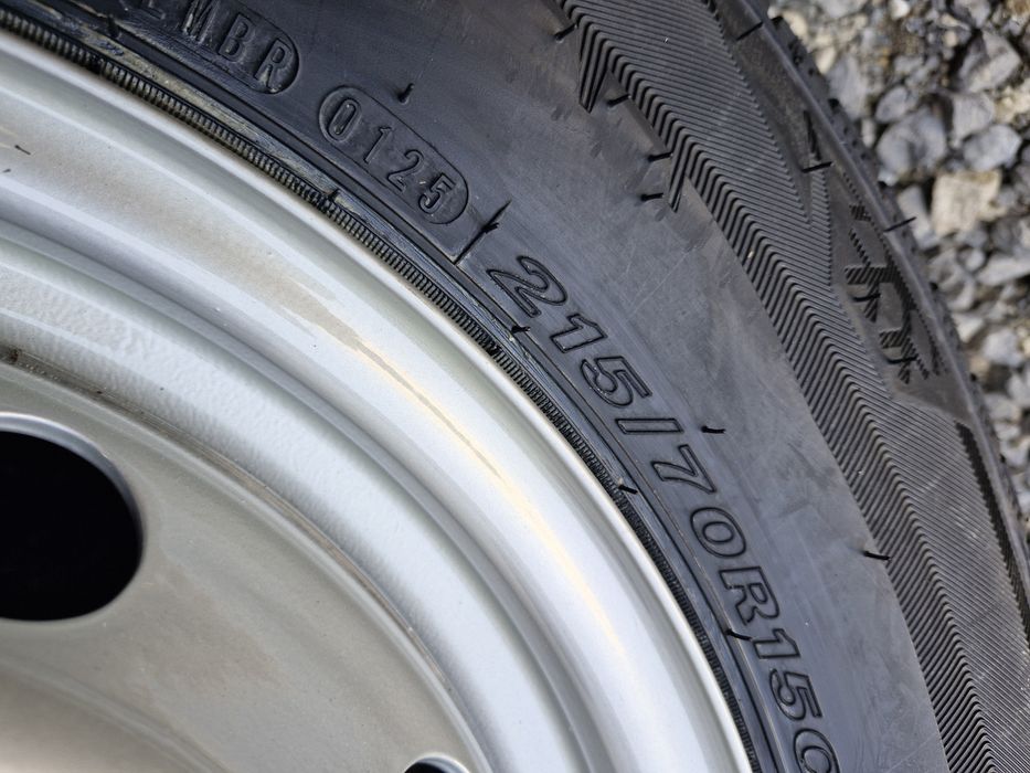Koła Zimowe Felgi Ducato Boxer Jumper 5x118 215/70/R15C DOT25 NOWE