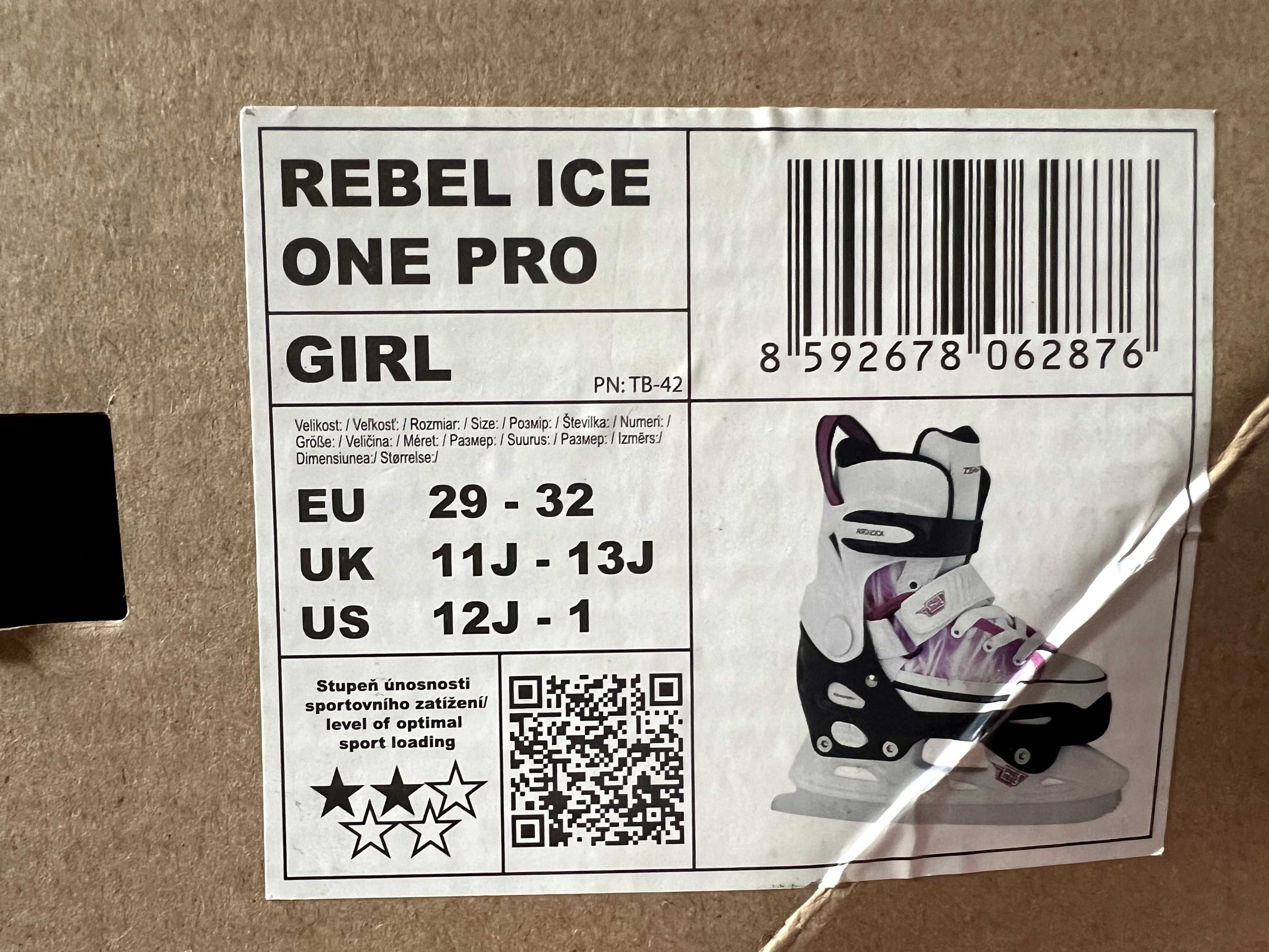 Дитячі розсувні ковзани Tempish Rebel Ice One Pro, розмір 29-32