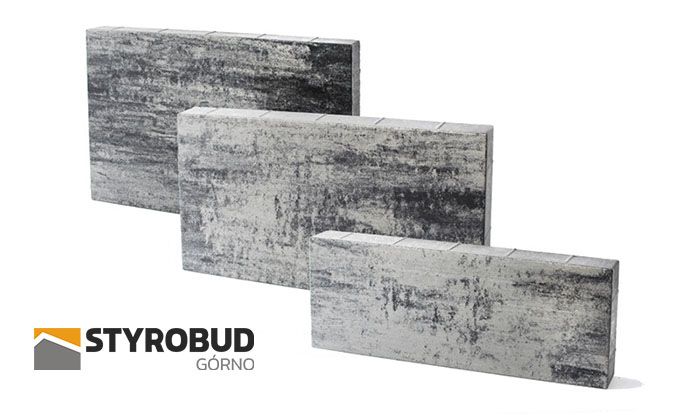 Kostka brukowa 8 cm Tribano Styrobud Górno colormix