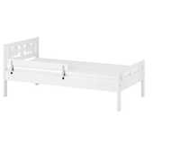 łóżko dziecięce 165x75 IKEA KRITTER z barierką