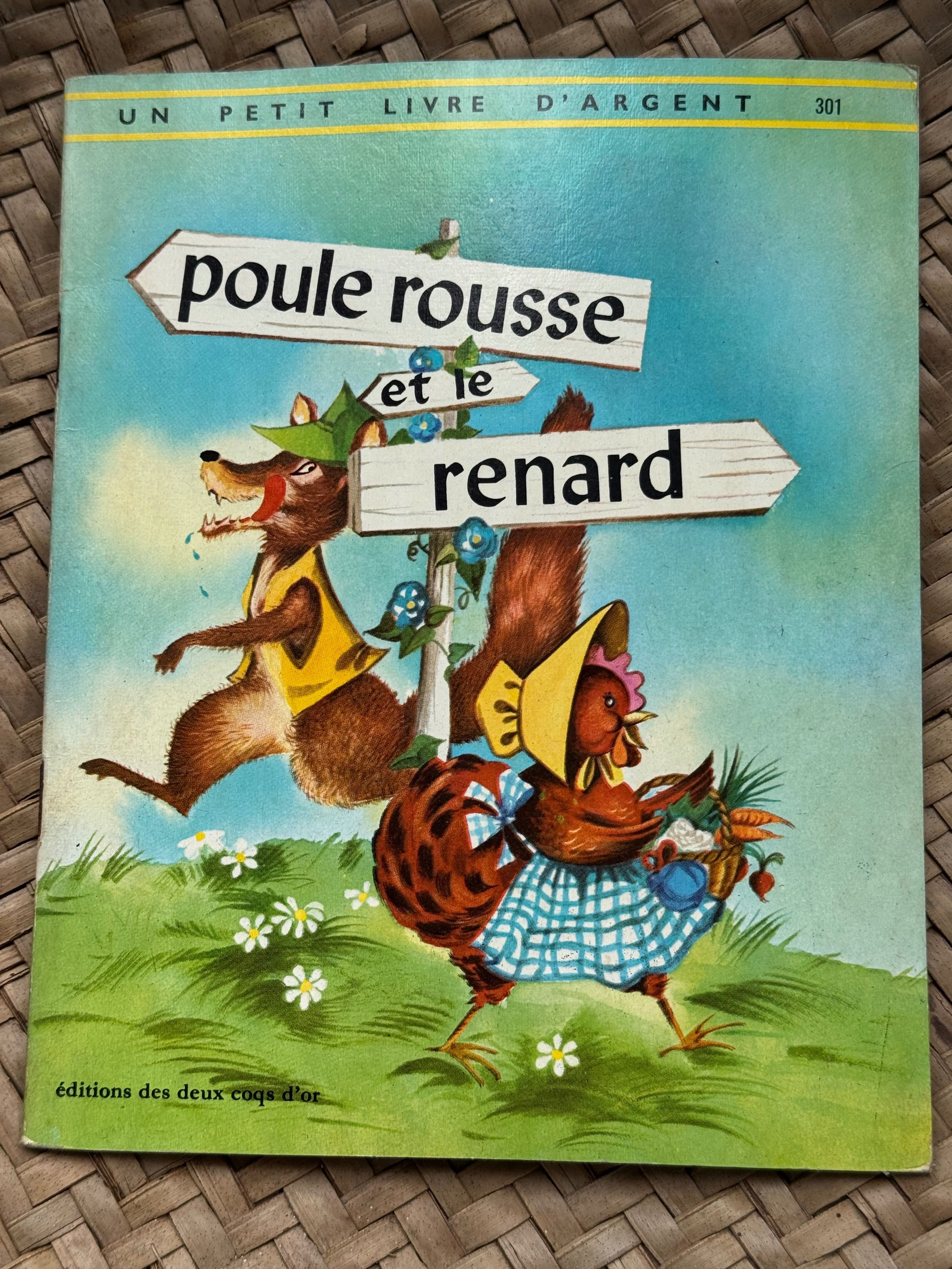 Coleção de livros infantis em francês.