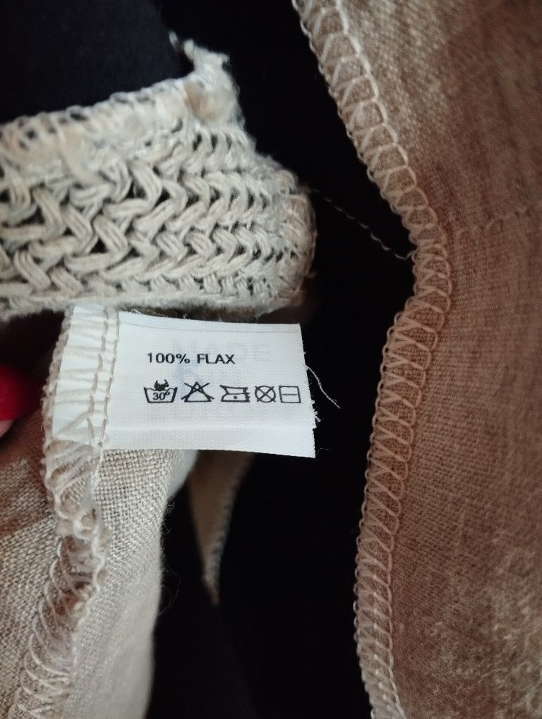 Sukienka zele len xl
