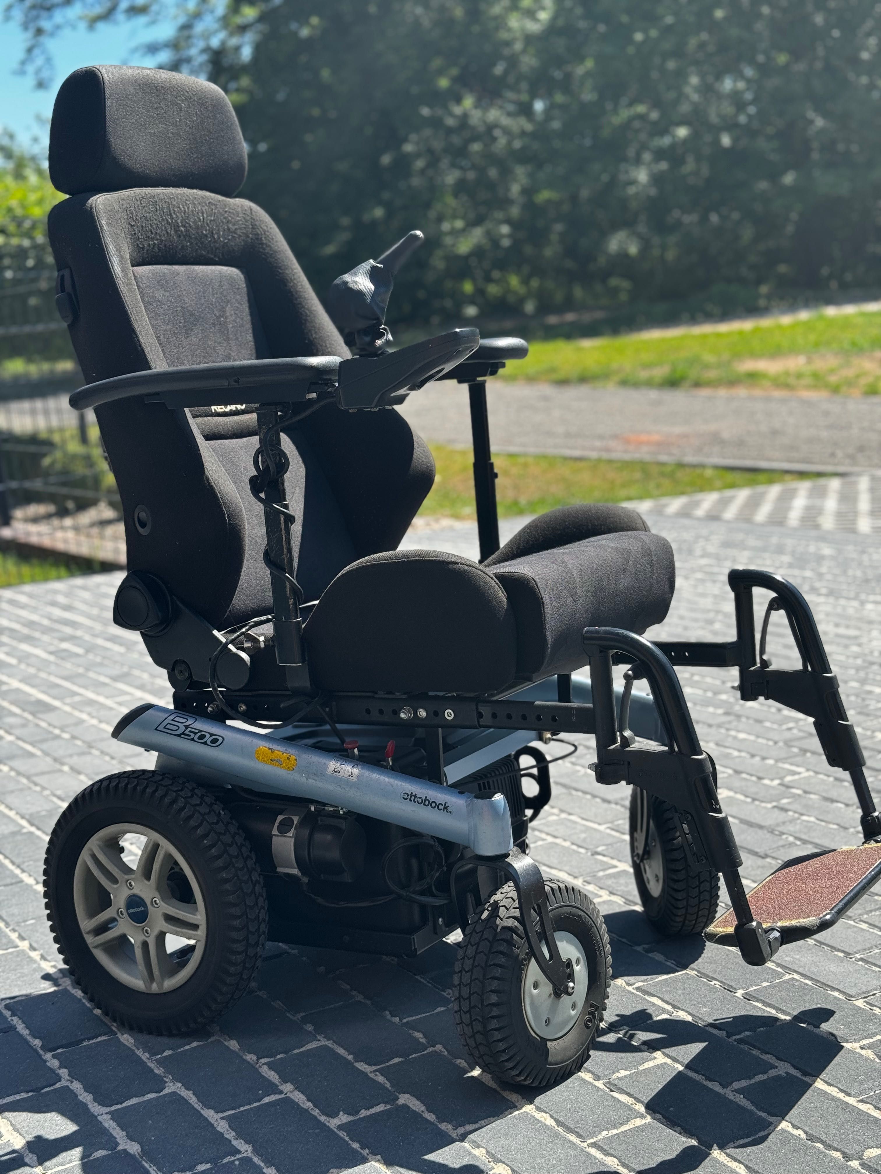 Wózek inwalidzki Ottobock B500 żelowe Akumulatory MK USA Recaro