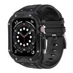Kingxbar CYF140/2w1 pancerne etui Apple Watch 9, 8, 7 (45 mm) ze stali