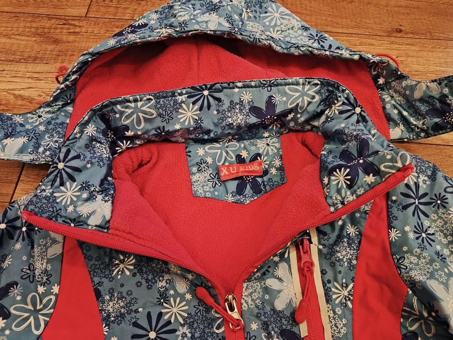 Kurtka zimowa, na śnieg, dziewczynka 6-7 lat