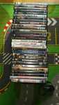 Lote de DVDs, filmes, musica e jogos.