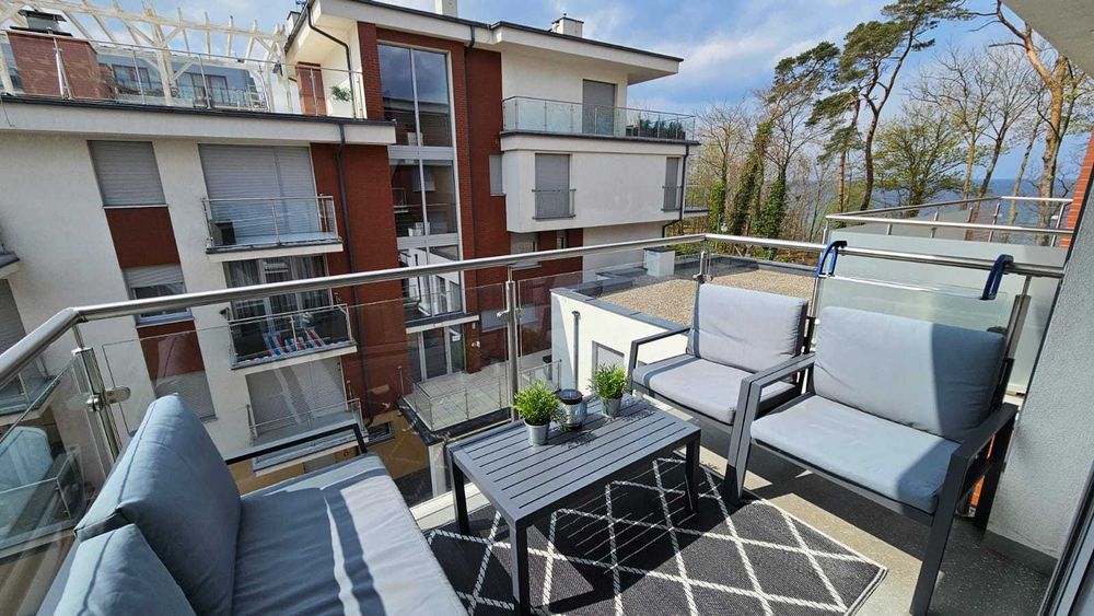 WOLNE 26.09.25 Noclegi Apartament 6 osobowy z widokiem na morze REWAL