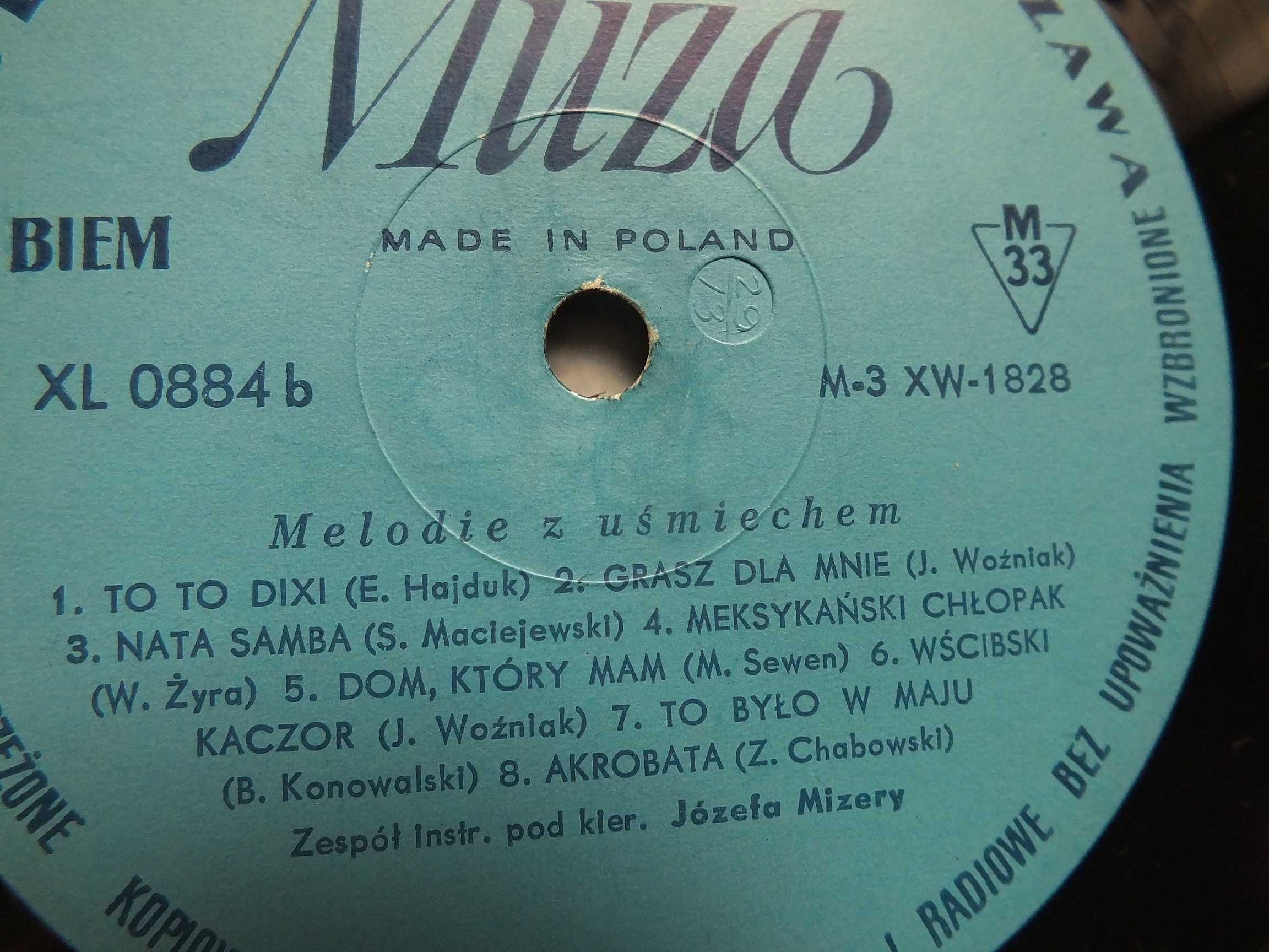 płyta winylowa LP, JÓZEF MIZERA - Melodie z Uśmiechem 1977r.,Muza