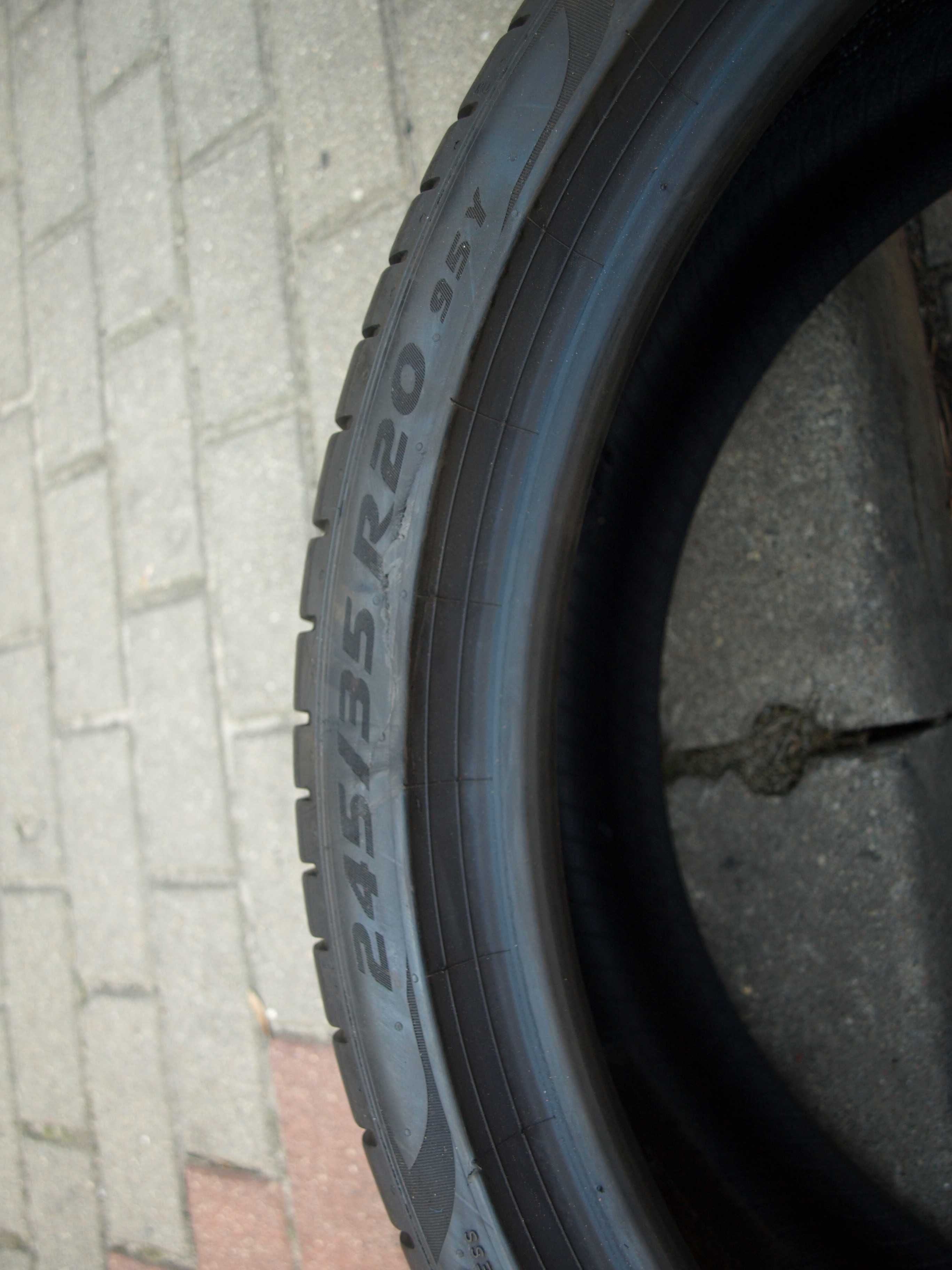 2 szt opony letnie Pirelli P zero 245/35r20 2022 rok