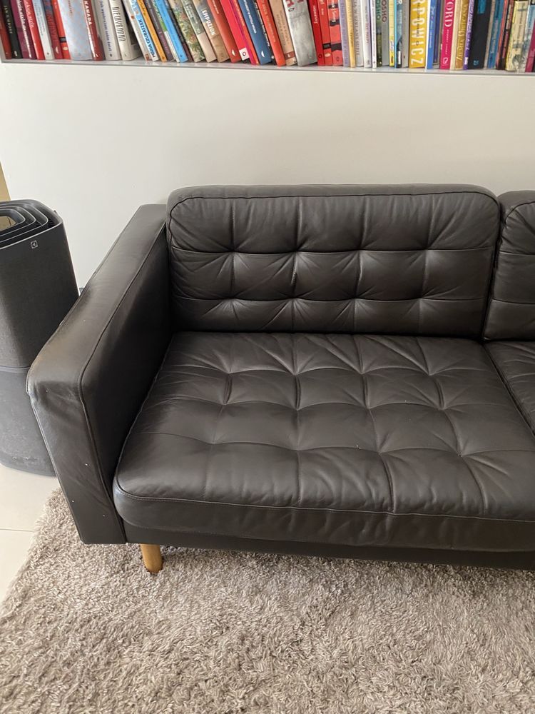 Sofa ikea LANDSKRONA duza brązowa