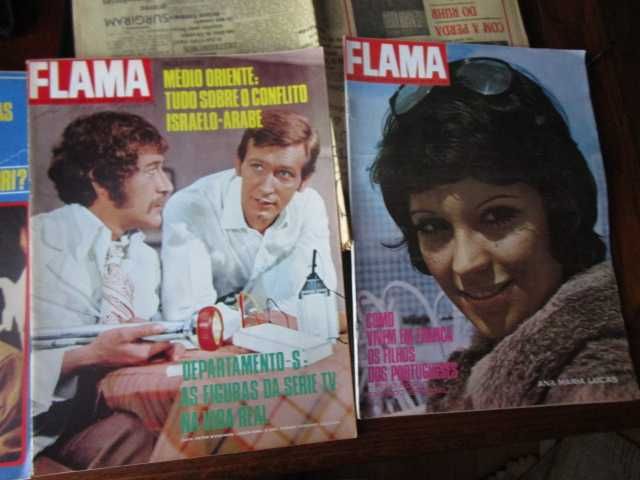 revistas Flama anos 70 Lenita Gil Solnado Ana Maria Lucas