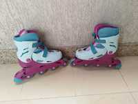 Patins em linha frozen tam:33-36