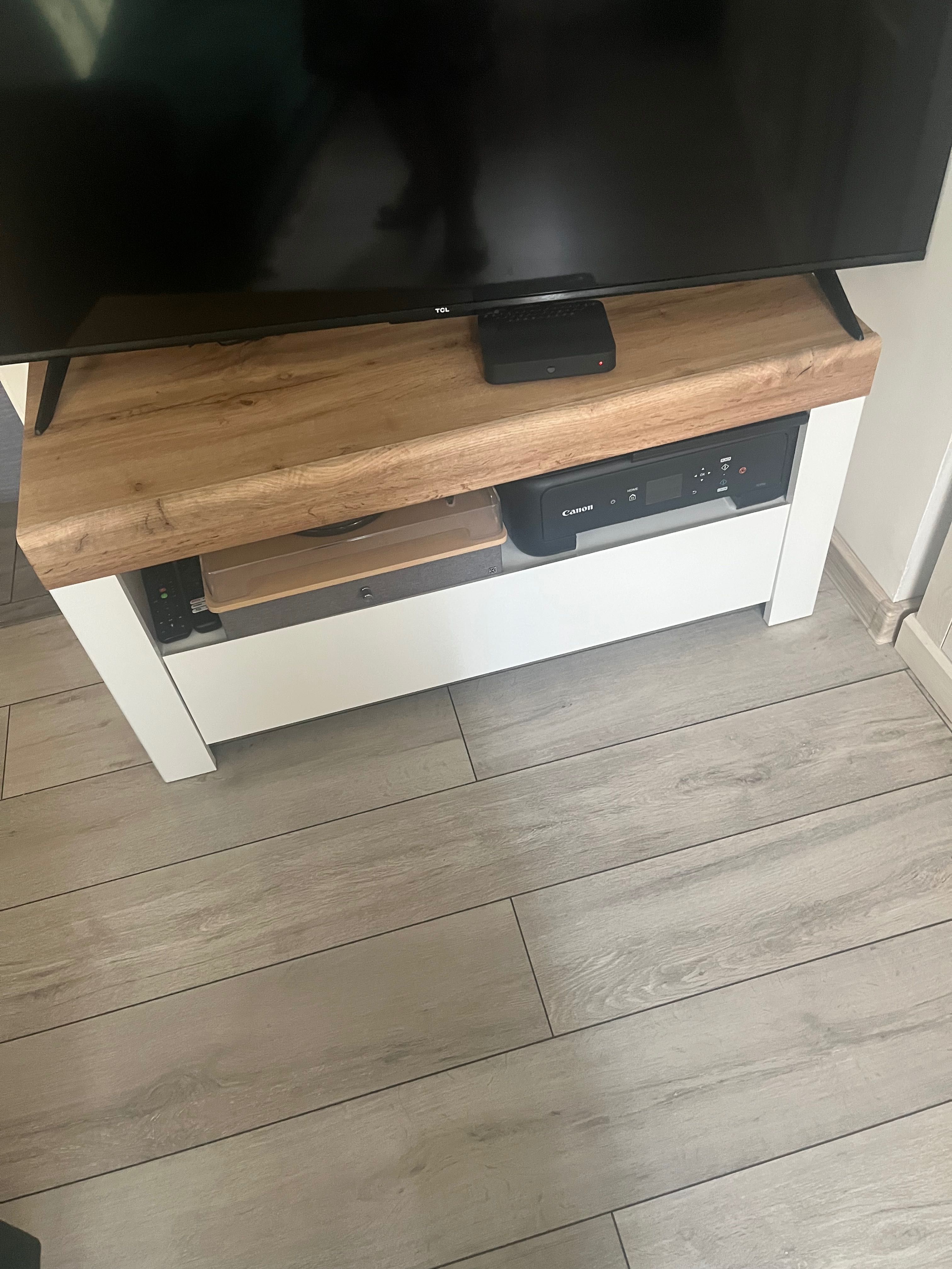 Szafka RTV BLACK red white