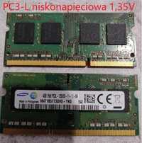 Ram Samsung Pamięć DDR3 4GB PC3-L 12800S 1600 MHz Laptopy 1,35 V