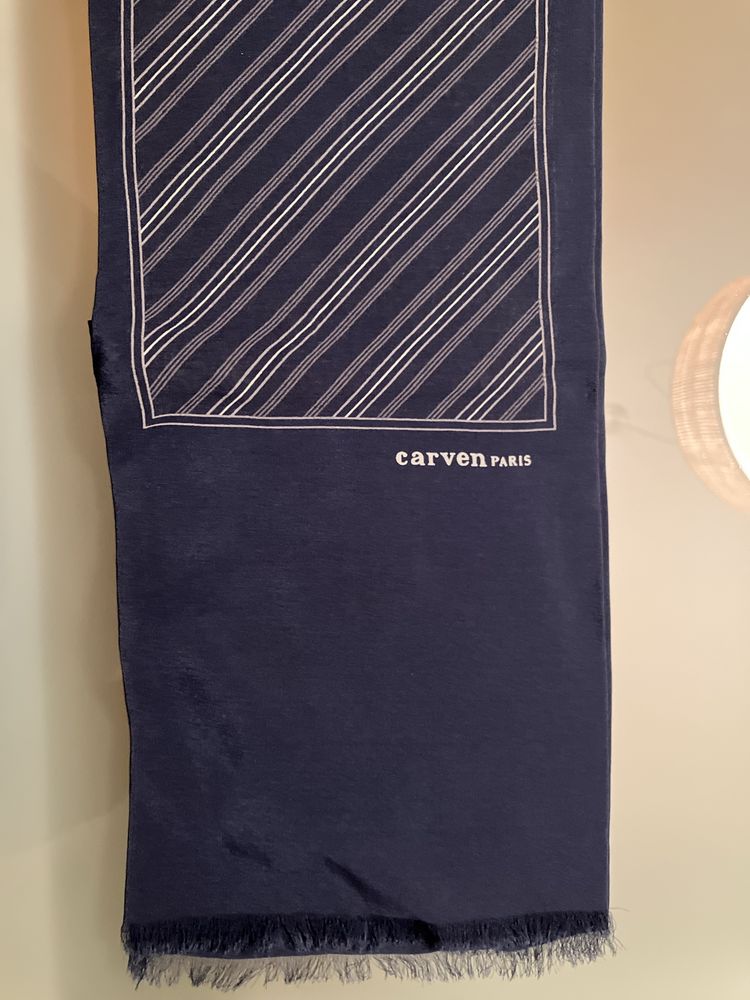 Lenço Carven de seda masculino