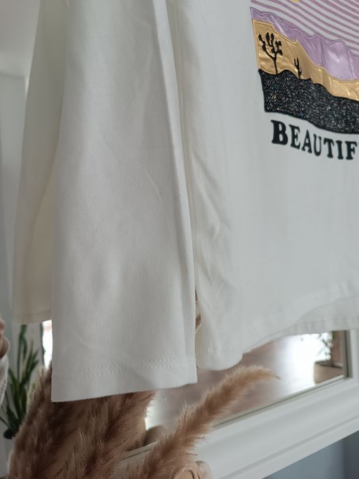 Bluzka Zara z długim rękawem