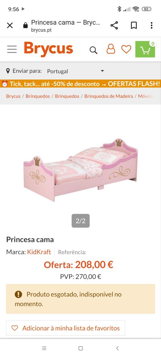 Cama infantil como nova