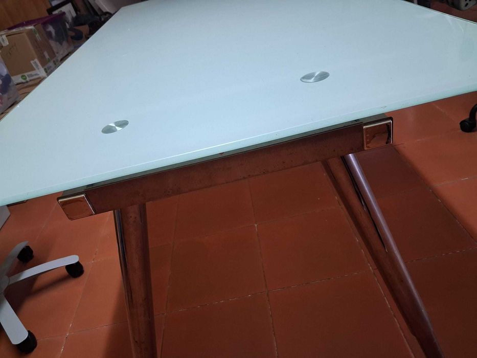 Mesa de vidro 160cmX80cm