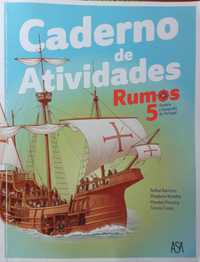 Livro de Atividades de HGP - 5º Ano, como novo