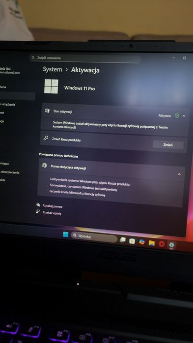 Laptop ASUS TUF FX506H jak nowy