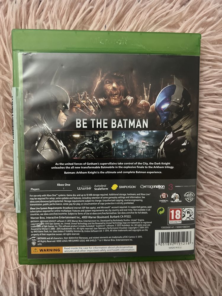 Batman arkham knight xbox one s x series s x