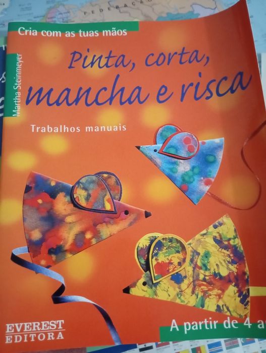 Livros de trabalhos manuais 8 exemplares