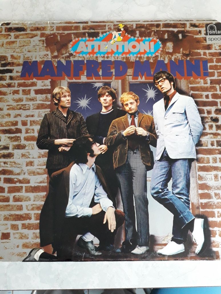 Manfred Mann Earth Band- Attention! 1972. Kolekcja prywatna.